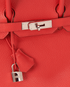 Birkin 30 in Rouge Tomato Clemence, other view